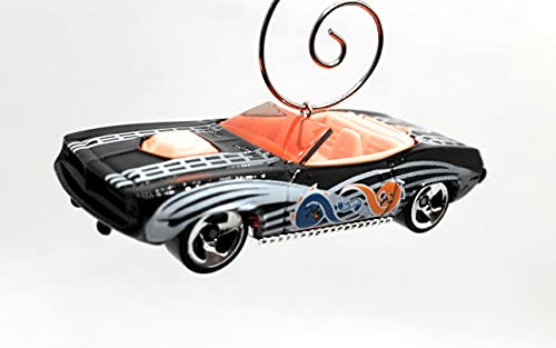 1970 Plymouth Barracuda Black Christmas Ornament