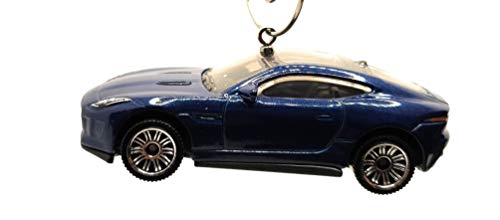 2015 Jaguar F-Type Coupe Blue Christmas Ornament