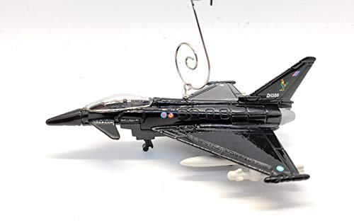 EF-2000 Eurofighter Typhoon RAF Jet Aircraft Airplane Custom Christmas Ornament