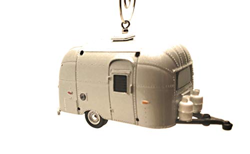 1961 Airstream Bambi Trailer Gray Christmas Ornament