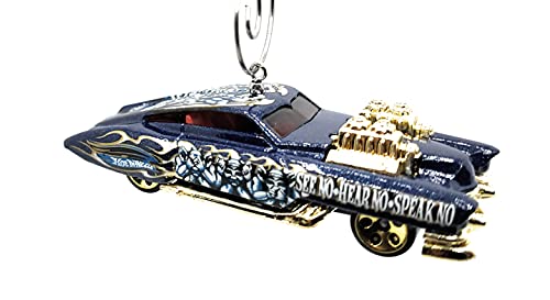 1940s Cadillac Evil Twin Blue Christmas Ornament