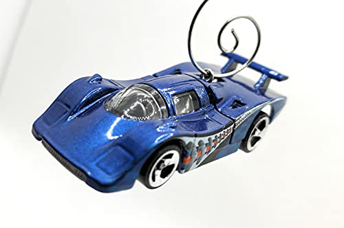 Sol-Aire CX4 Race Car Blue Christmas Ornament