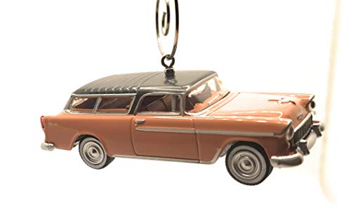 1955 Chevy Nomad Sation Wagon Pink Christmas Ornament