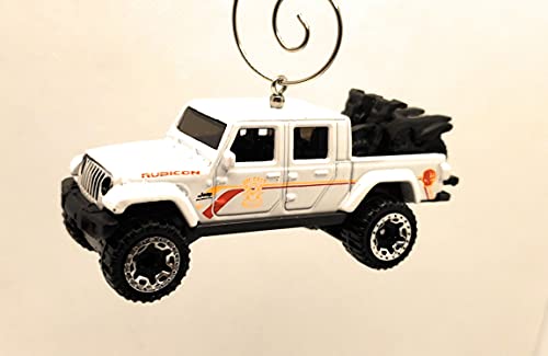 2020 for Jeep Gladiator White Christmas Ornament