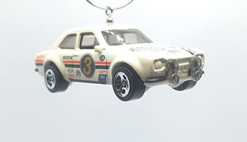 1970 Ford Escort RS1600 White Gumball 3000 Christmas Ornament