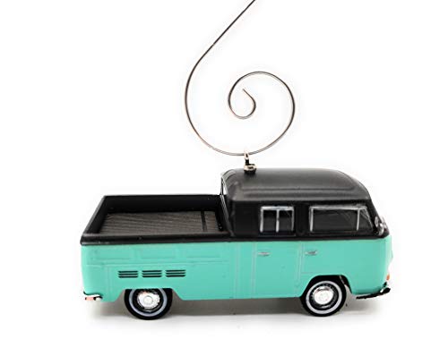 1971 Volkswagen VW Type 2 Van Bus Custom Diecast Teal Christmas Ornament