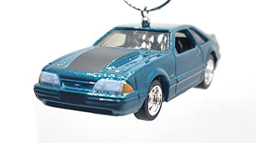Christmas Ornament for 1992 Ford Mustang Blue