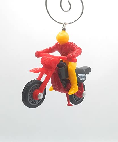 Dirt Bike Motorcycle Motorcycle Red (Red Rider) Christmas Ornament