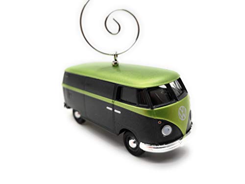 1967 Volkswagen VW T2 Panel Van Bus Custom Diecast Green Christmas Ornament