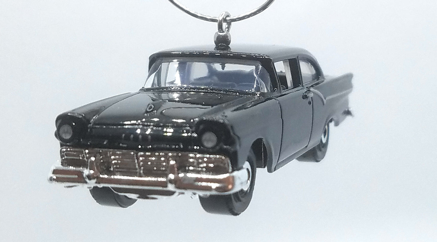 Ford Custom 300 Black Christmas Ornament