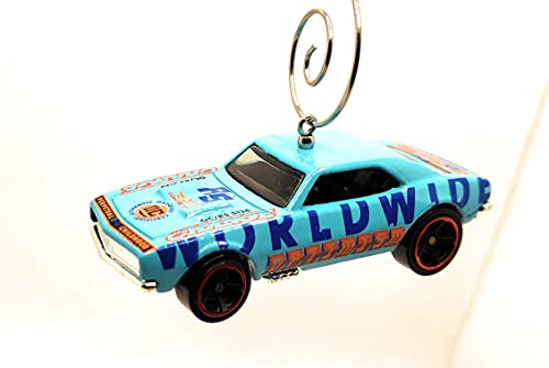 1967 for Chevy Camaro Worldwide Blue Christmas Ornament
