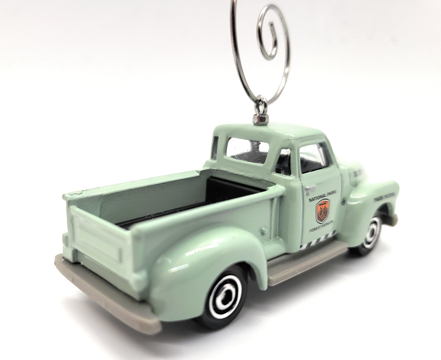1947 Chevy AD Truck Forest Ranger Custom Christmas Ornament 1:64 Diecast