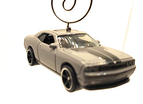 Dodge Challenger Top Gun Gray Christmas Ornament