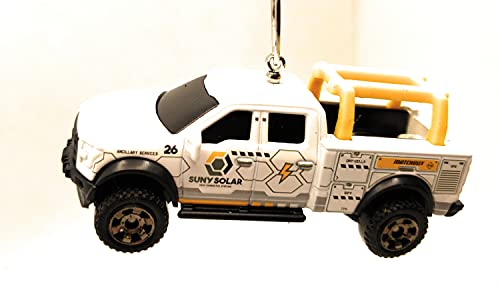 2015 Ford F-150 Solar Installation Truck 1:64 Christmas Ornament