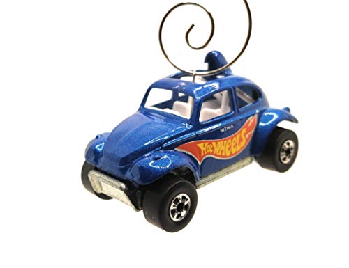 VW Baja Bug Blue Christmas Ornament