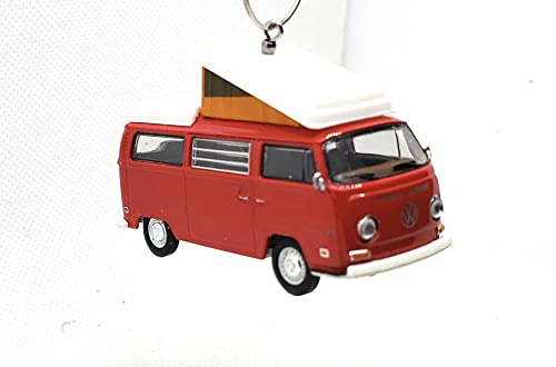1968 Volkswagen Type 2 Campmobile Red Christmas Ornament