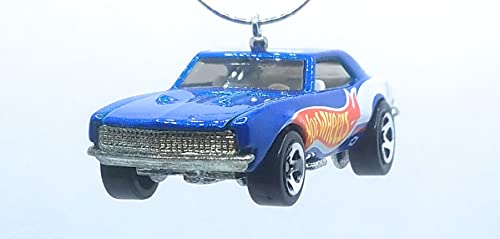 1967 Chevy Camaro Blue & White Christmas Ornament