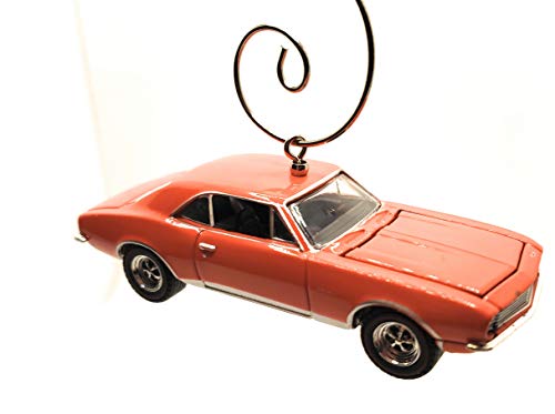 1967 Chevy Camaro Orange Christmas Ornament