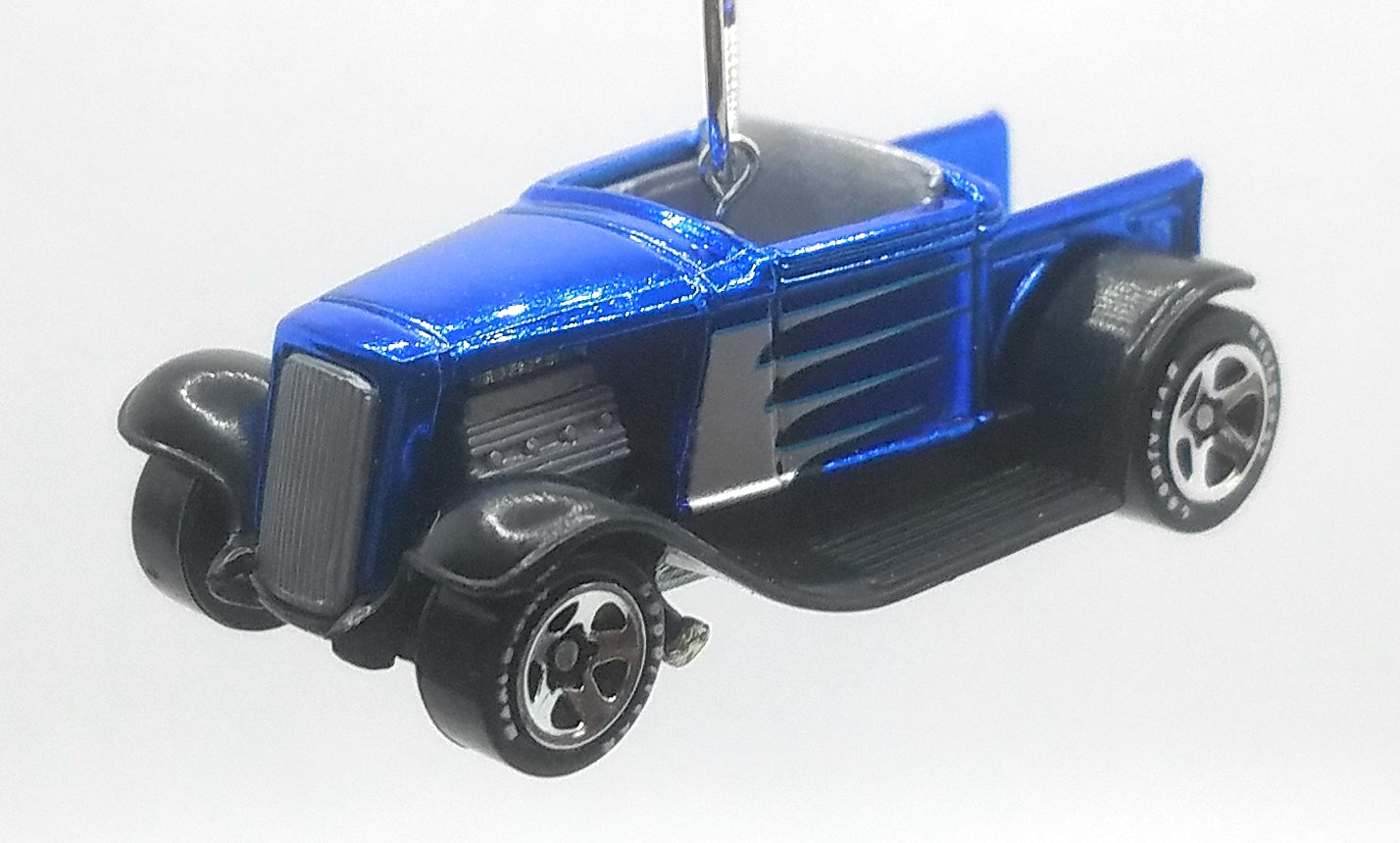 Hooligan 1932 Ford Pickup Blue Black Christmas Ornament