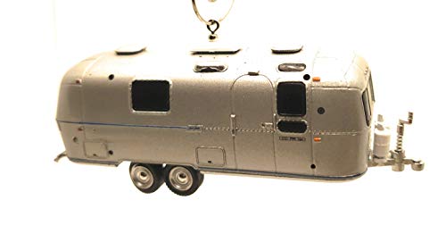 1972 Airstream Land Yacht Safari Trailer Gray Christmas Ornament
