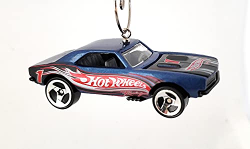 1967 Chevy Camaro Blue Red Christmas Ornament