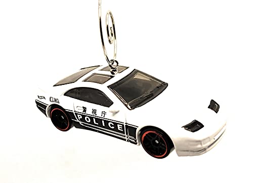 for Nissan 300ZX TT Police Car White Christmas Ornament