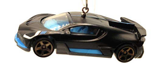 2018 Bugatti Divo Black Christmas Ornament