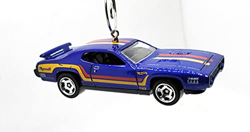 1971 Plymouth Road Runner Blue Christmas Ornament