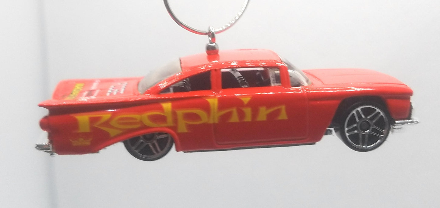 1959 Chevy Bel Air Red Rephin Christmas Ornament