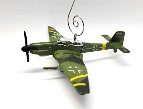Junkers Ju-87 Aircraft Airplane Custom Green Camo Christmas Ornament