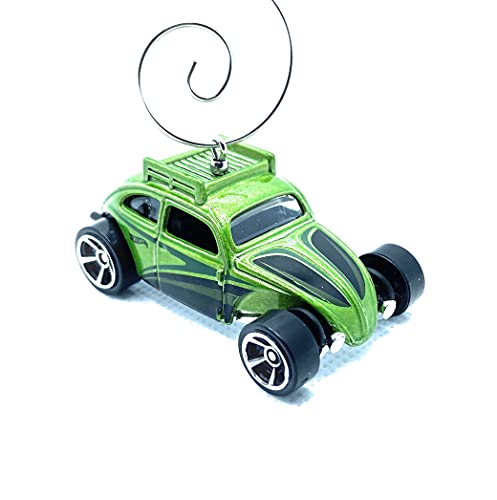 VW Beetle Bug Custom Green Christmas Ornament