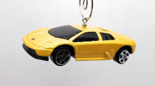 Lamborghini Murcielago Gold Christmas Ornament
