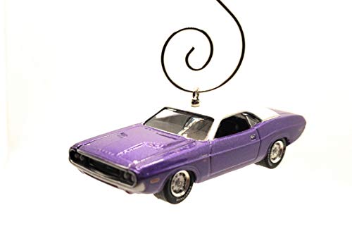 1970 Dodge Challenger Purple Christmas Ornament