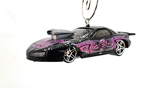 Diecast Pro Stock Firebird Black Pink Skull Christmas Ornament