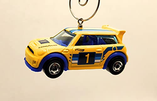 for Mini Cooper S Challenge Yellow Christmas Ornament