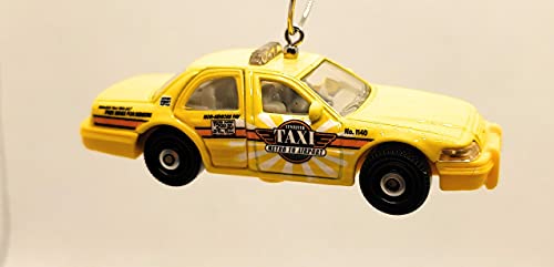 Yellow Cab Taxi 2006 for Crown Victoria Yellow Christmas Ornament