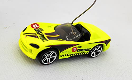 Diecast Dodge Viper Neon Yellow Christmas Ornament
