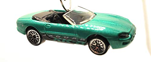 Jaguar XK8 Convertible Green Christmas Ornament