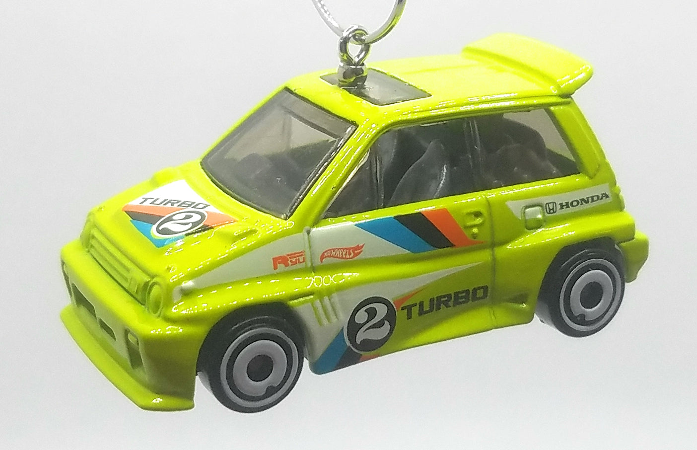 1985 Honda City Turbo II Lime Green Christmas Ornament