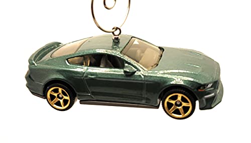 2019 for Ford Mustang Coupe Green Christmas Ornament