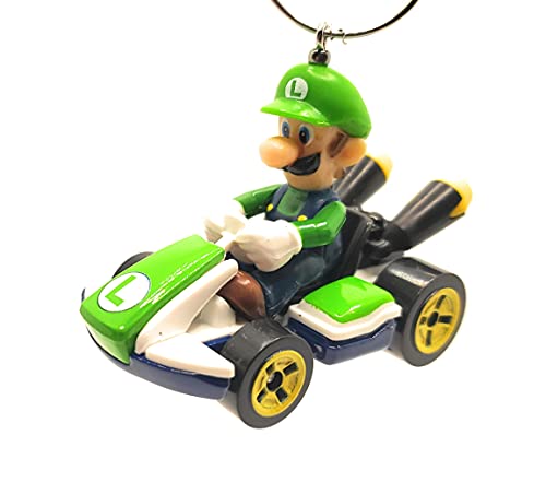Luigi Standard Kart for Mario Kart Car 1:64 Christmas Ornament