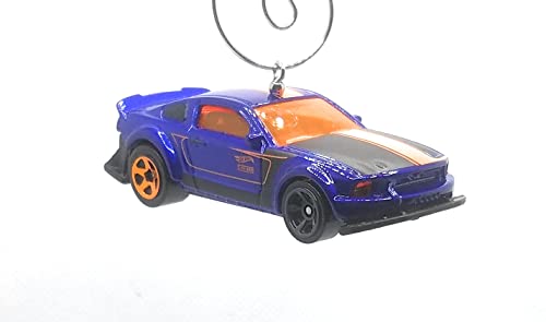 2005 Ford Mustang Blue Orange Christmas Ornament