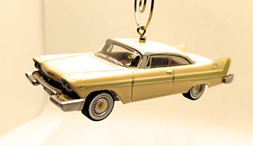 1958 Plymouth Fury Golden Commando Yellow Christmas Ornament