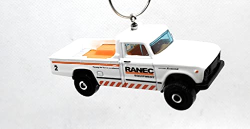 1962 Nissan Junior Pickup Truck White Christmas Ornament