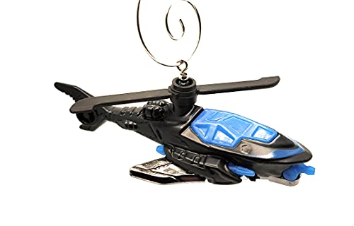 for Batman Batcopter Black Blue Christmas Ornament