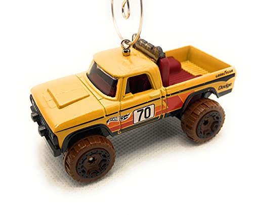 1970 Dodge Power Wagon Yellow Christmas Ornament