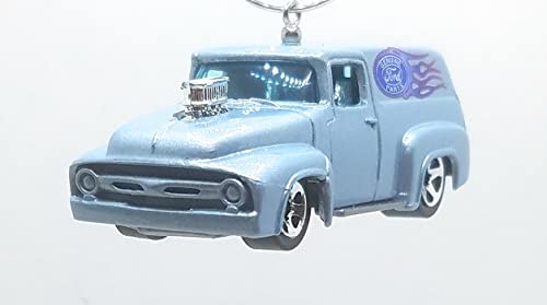 1956 Ford Panel Van Light Blue Christmas Ornament