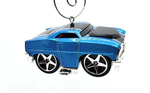 1967 Chevy II Blue Black Christmas Ornament