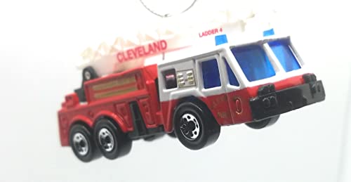 Cleveland Fire Engine Truck Red Christmas Ornament