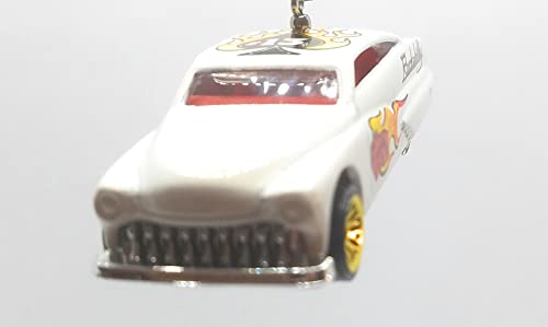1949 Mercury Purple Passion White Spade Decal Christmas Ornament